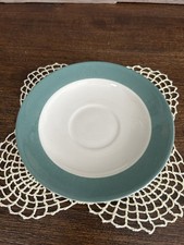 Vintage Homer Laughlin 6” Plate With Green Trim picture