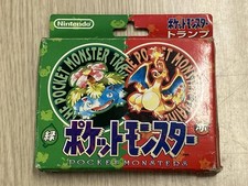 Nintendo Pokemon Red Green Playing Cards Deck Incomplete Japan Vintage Toy picture