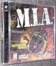M.I.A. Missing In Action CD-ROM XP Arcade Style Helicopter Shooter NEW picture