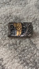 2016-17 Torah Fund P’ri Yadehah Eytan Brandes Wheat Olive Judaica Pin/Pendant picture