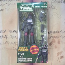 Fallout Series 2 Mega Merge, T-45 HOT ROD SHARK POWER ARMOR #5 Action Figure picture