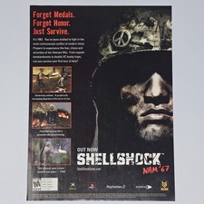 Shellshock NAM 67 Xbox PlayStation 2 PS2 Authentic Magazine Ad picture