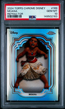 2024 Topps Chrome Disney Moana Refractor #169 PSA 10 Gem Mint  picture