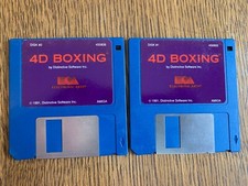 4D BOXING GAME AMIGA COMPUTER 3.5
