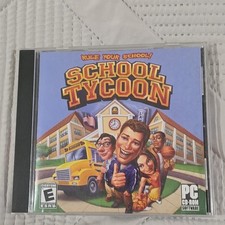 School Tycoon PC CD-ROM Simulation Game NTSC-U/C E 2003 w/ Manual_Original Case picture