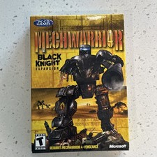 Mechwarrior 4 Black Knight Expansion Pack BIG BOX w/ Manual & Disc picture