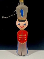 Soffieria De Carlini Vintage Italian Hand Blown Glass Toy Soldier Ornament Italy picture