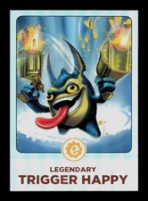L2 Legendary Trigger Happy Skylanders Giants Trading Card TC picture
