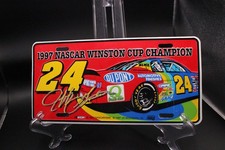 Jeff Gordon #24 1997 NASCAR Winston Cup Champion License Plate picture