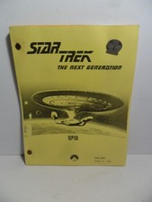 Star Trek TNG Qpid Final Draft Script Jan 31 1991 Paramount Episode Screenplay picture