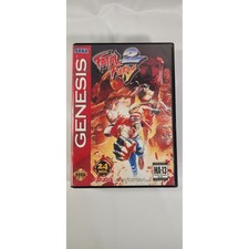 Fatal Fury 2 Sega Genesis Tested And Working Cartridge with Case No Manual picture