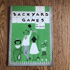 Vtg 1954 Backyard Games Booklet Reading Rack Services Ford Motor picture