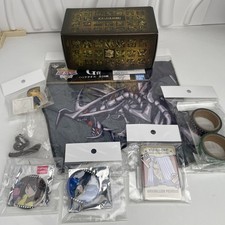 Yu-Gi-Oh Collectible Lot PVC Buttons Card Box Towel B picture