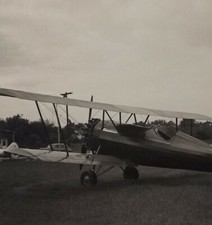 Vtg B&W Aircraft Photo Biplanes Monoplane Swedesboro NJ 1940s Plane Broker? picture