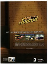 2005 PRINT AD, Juiced PC Video Game Build Your Car Crew Put It All On The Line picture