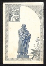 c1890 Victorian Lutheran Church in Somerset County, PA Program Card picture