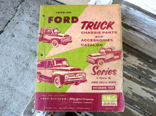 Vintage 1948 - 1955 FORD TRUCK MANUAL Chassis Parts & Accessories CATALOG picture