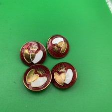 Vintage British Blood Donor Enamel Pin Badges x 4 picture