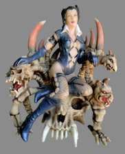 Gothic Lady On A Throne Of Bones Statue - Nemesis Now Daemonica  picture
