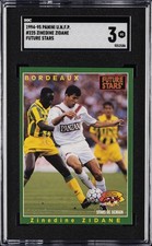 1994-95 PANINI U.N.F.P FUTURE STARS #225 ZINEDINE ZIDANE SGC 3 picture