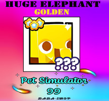 GOLDEN HUGE ELEPHANT - 100% Clean - Pet Simulator 99 - PS99 - Sim - Fastest picture