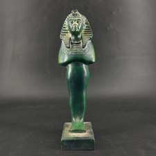 RARE ANTIQUE ANCIENT EGYPTIAN Statue King Tut As Ushabti King Of Egypt 1334 BC picture
