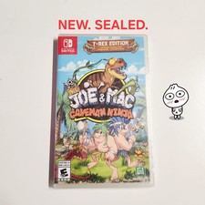 Switch New Joe and Mac: Caveman Ninja T-Rex Edition - NEW  picture
