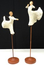2 Willow Tree Nativity Angels Dance Of Life Song Of Joy Susan Lordi Christmas picture