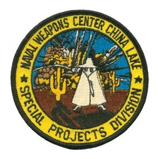 US Navy Naval Weapons Center China Lake Special Projects Division Patch L377 picture