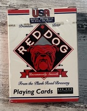 Red Dog Playing Cards Plank Road Brewery Hoyle Products St Paul MN USA  Red Dog picture