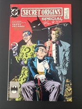 Secret Origins Special No. #1 DC Comics Neil Gaiman, Brian Bolland SIGNED CoA picture