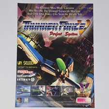 thunder Force Project System PlayStation PS1 Deadly Tide Print Ad/Poster picture