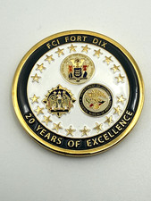 G13 Federal Bureau of Prisons FCI Fort Dix Correctional Institute Challenge Coin picture