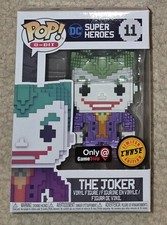 Funko Pop 8-Bit DC Super Heroes The Joker #11 GameStop Exclusive *CHASE* Vinyl  picture
