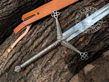 Scottish Claymore Sword Hand-Forged | Medieval Knight Replica | Viking Gift picture