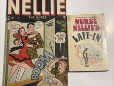 Nellie The Nurse #13, laff-in Comic Book Lot Of 2 picture