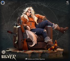 Hand Painted Silver - Deadlock - 1:7 Scale Figure picture