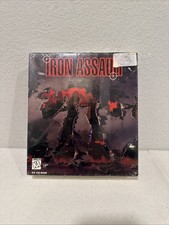 Iron Assault (PC CD-ROM 1994) Big Box Brand New & Sealed Kids to Adults Vintage picture