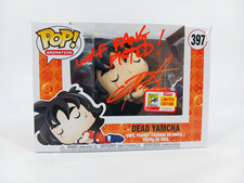 Funko Dead Yamcha #397 Pop DBZ 2018 Comic Con LE Signed Chris Sabat w COA Read picture
