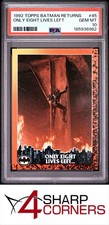 1992 TOPPS BATMAN RETURNS #45 ONLY EIGHT LIVES LEFT POP 2 PSA 10 picture