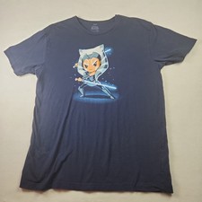 Star Wars Ahsoka Tano Chibi Style The Clone Wars Tshirt Tee Turtle XL picture