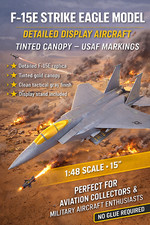 F-15E Strike Eagle with Strike Package Masterbuild Display Model 1:48 Scale 15