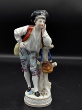 Antique Large Volkstedt Rudolstadt Porcelain Figurine of Country Man 7