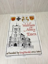 Waltham Avery Essex Wall Hanging Tea Towel Linen UK picture