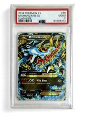 2014 POKEMON XY FLASHFIRE #69 M CHARIZARD EX PSA 2 picture