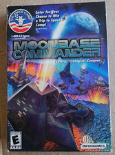 MoonBase Commander (2002) PC Small Box New Factory Sealed US Retail Edition picture