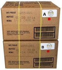 Western Frontier MRE 2020 Inspection Date Case, 24 Meals with 2020 Inspection picture