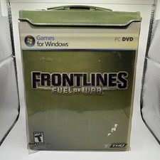 RARE Frontlines: Fuel of War (PC, 2008) Metal Ammo can included CIB picture
