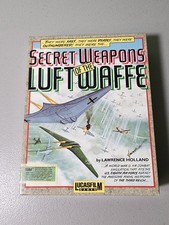 Secret Weapons Of The Luftwaffe Big Box IBM PC 3.5 Floppy Disks Complete CIB picture