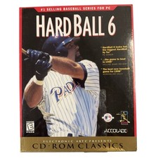 Hardball 6 PC game Accolade 1998 Big Box PC Game Vintage New Sealed picture